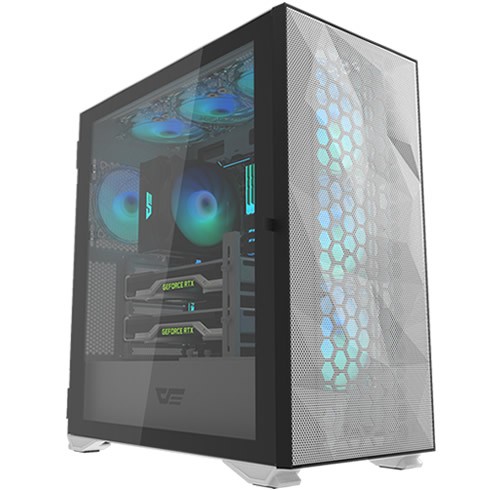 DarkFlash DLX 21 Mesh RGB - Blanco