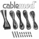 Cablemod Classic ModMesh -Blanco /Negro