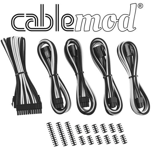 Cablemod  Classic ModMesh -Blanco /Negro