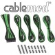Cablemod Classic ModMesh -Verde/NEGRO