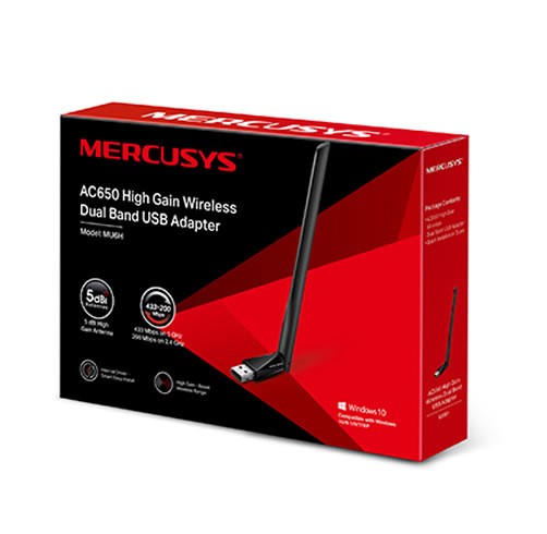 Mercusys WIFI USB AC650 DUAL BAND MU6H