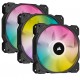 Corsair iCUE SP120 RGB ELITE (Pack de 3) - Negro