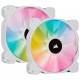 Corsair iCUE SP140 RGB ELITE (Pack de 2) - Blanco