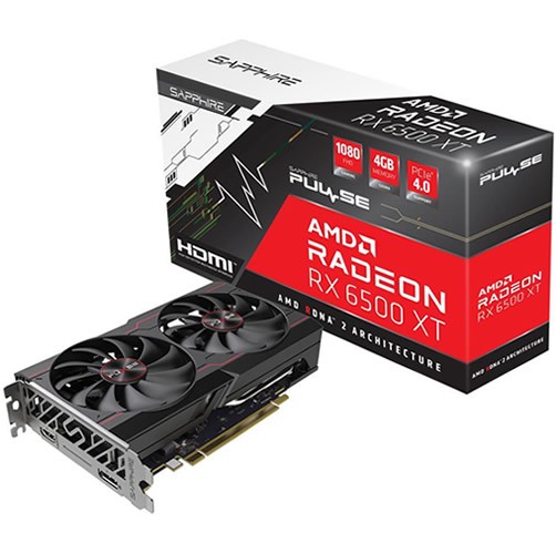 SAPPHIRE PULSE Radeon RX 6500 XT OC 4 GB