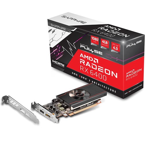 SAPPHIRE PULSE Radeon RX 6400 4 GB