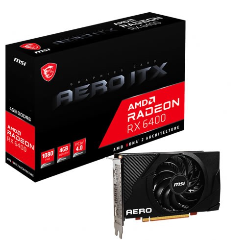 MSI Radeon RX 6400 AERO ITX 4 GB