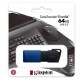 kingston datatraveler exodia M 64 GB USB 3.2 Negro/azul