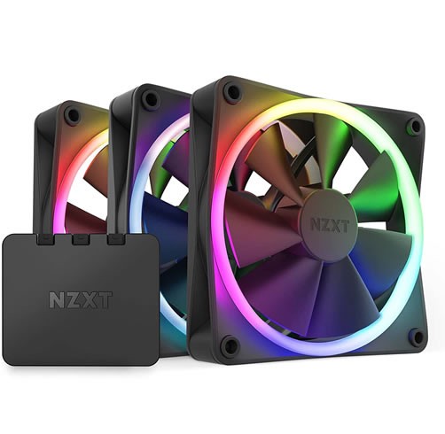 Ventilador NZXT F120 RGB Negro (Pack de 3)