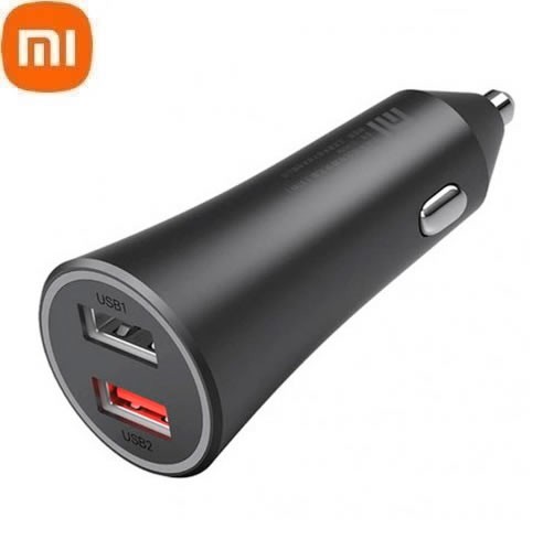 Cargador carro Xiaomi Dual-Port 37W - Negro