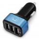 Cargador UNNO TEKNO para carro - 3 puertos USB Carga rapida 6A - PW5022BK