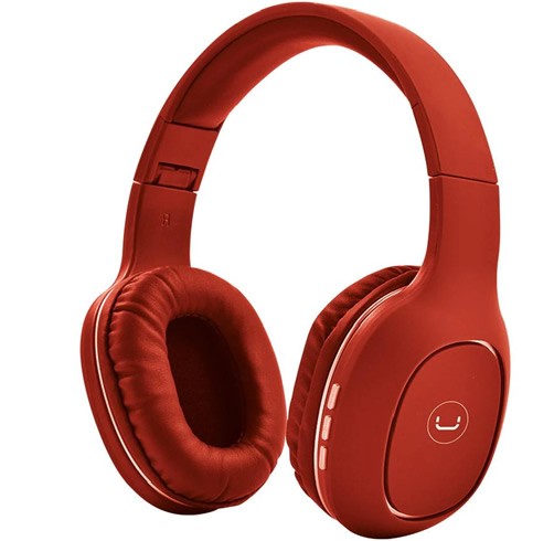 Headset UNNO Ovala Bluetooth 5.0  - Rojo - HS7408RD