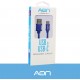 Cable AON USB A USB-C - Azul - 3.5m/11.4ft