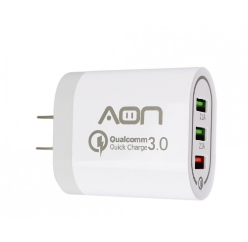 Cargador AON Carga Rapida 3 USB Ports – AO-CR-1001