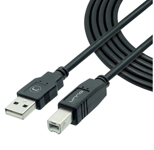Cable Unno Tekno - USB para impresora - 3 m - CB4007BK