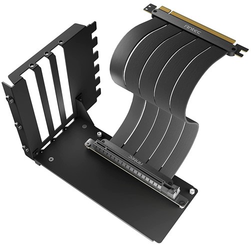 Soporte Vertical Antec con Extension Flexible GPU PCI-E 4.0 Negro