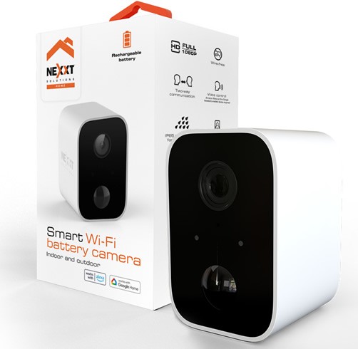 Nexxt - Timbre inteligente con cámara y conexión Wi-Fi