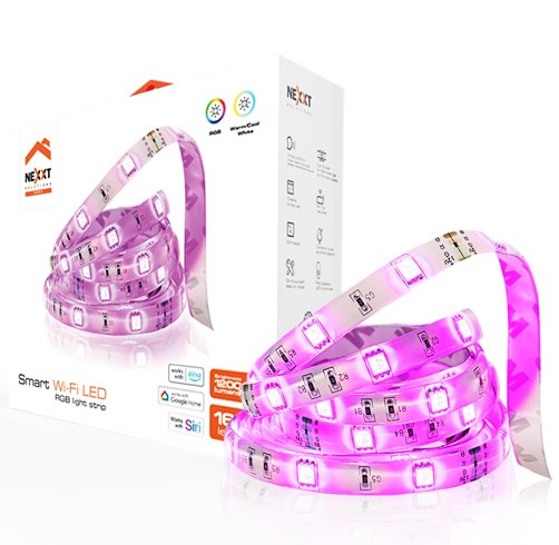 NEXXT cinta de luces LED inteligente de 5m Wi-Fi NHBS611
