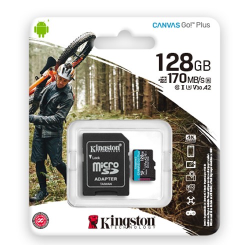 Kingston Canvas Select Plus 128 GB MicroSD Clase 10