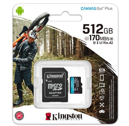 Micro SD Kingston Canvas Go Plus 512GB