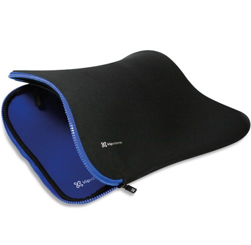 Funda para laptop KLIP Xtreme Reversible 15.6 Negra Azul