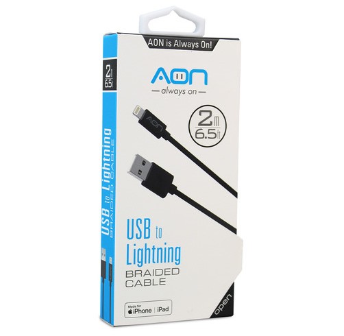 AON USB a Lightning - Certificado para Apple - AO-CB-1000