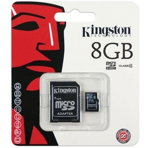 MicroSD Kingston 8 GB Clase 4 - SDC4/8GB