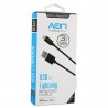 Cable AON USB a Lightning MFI 3m Negro - AO-CB-1020