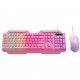 Teclado y Mouse Gaming Xtech Mirana - Rosado