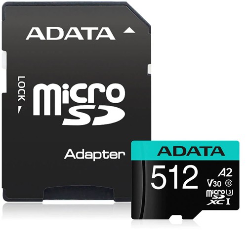 Micro SD Adata microSDXC UHS-I Clase 10 - 512 GB - V30