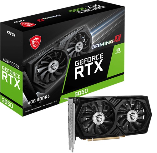 MSI GeForce RTX 3050 Gaming X 6 GB