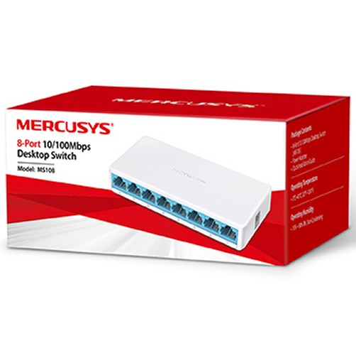 Switch Mercusys MS108 - 8 puertos 10/100 Mbps