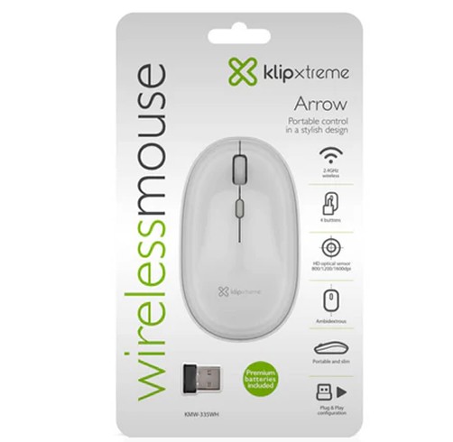 Klip Xtreme Wireless Arrow - Blanco