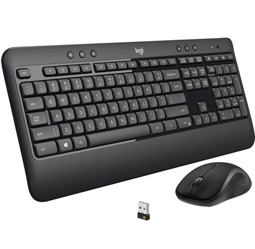 Teclado y Mouse Logitech Mk540 - ingles - Negro