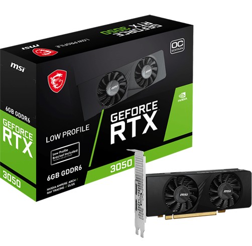 MSI Nvidia Geforce RTX 3050 Low Profile  6 GB