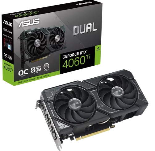 Asus Dual Nvidia Geforce RTX 4060 Ti OC 8 GB