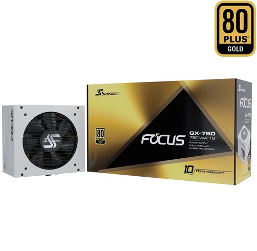 Seasonic Focus GX-750 - 80 Plus Gold-Blanco