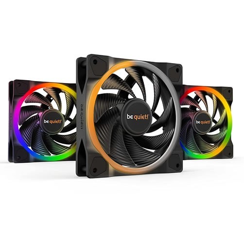 Be Quiet! Light Wings RGB 120mm PWM - Negro - (Pack de 3)