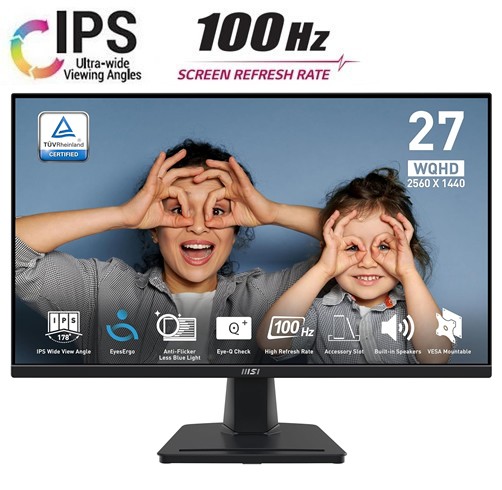 MSI PRO MP275Q - 27" - 2K - 100Hz - 1ms - IPS