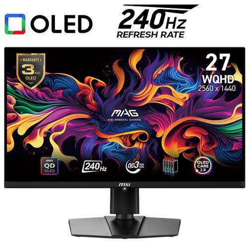 MSI MAG 271QPX QD-OLED E2 - 27" - 2K - 240Hz - OLED