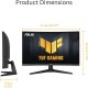 Asus TUF Gaming VG1B - VG27VQM1B - 27" - 280Hz- 1ms