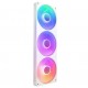 Ventiladores NZXT F360 RGB Core (Single Frame) - Blanco - RF-U36HF-W1
