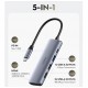 Hub Cudy USB-C - 5 en 1 - UH405