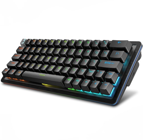 Mountain Everest 60 Compact RGB - Ingles -Linear - Negro