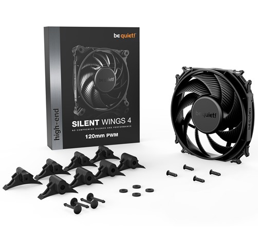 BE QUIET! silent WINGS 4- 120MM PWM Negro- BL093