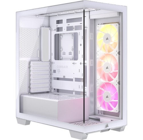 Corsair 3500 Series ARGB - Glass Panel - Blanco