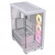 Corsair 3500 Series ARGB - Glass Panel - Blanco