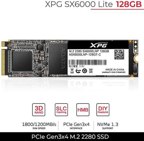ADATA XPG SX6000 Lite 128 GB