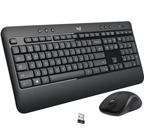 Teclado y Mouse Logitech Mk540 -  ingles -  Negro