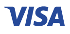 Visa logo (blue wordmark)