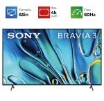Sony Bravia 3 K-65S30 - 65" - 4K - GoogleTV
